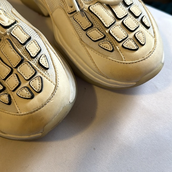 Authenic Off White Mens Amiri Bone Sneakers - Picture 4 of 5